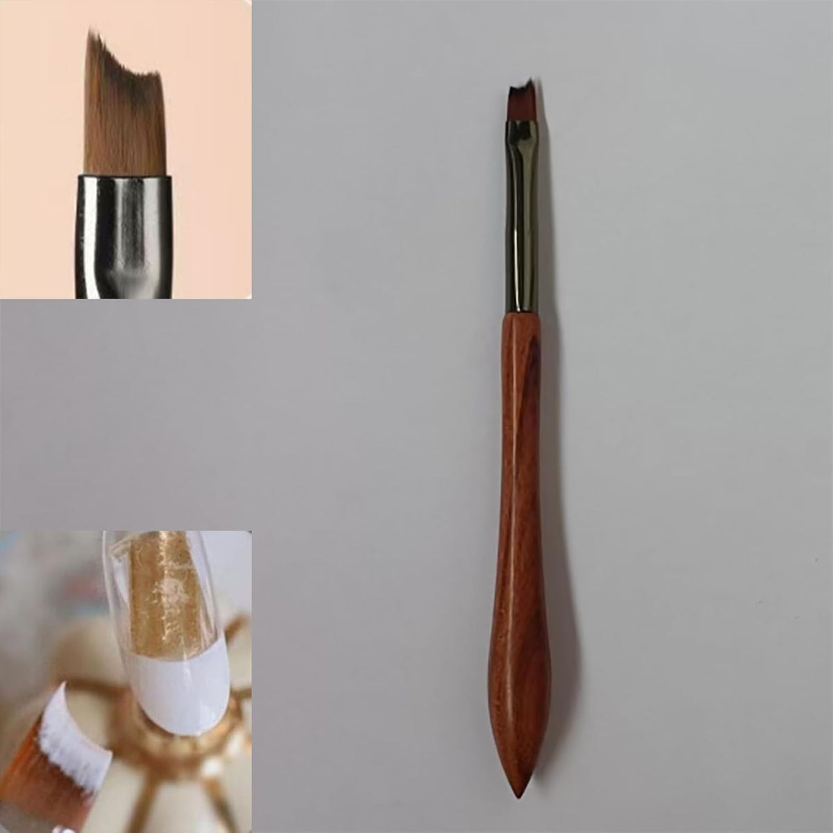 Nail Brush and French Tip Brush, Watercolor Paint Brushes for Oil Painting, Acrylic Paint Brushes（1