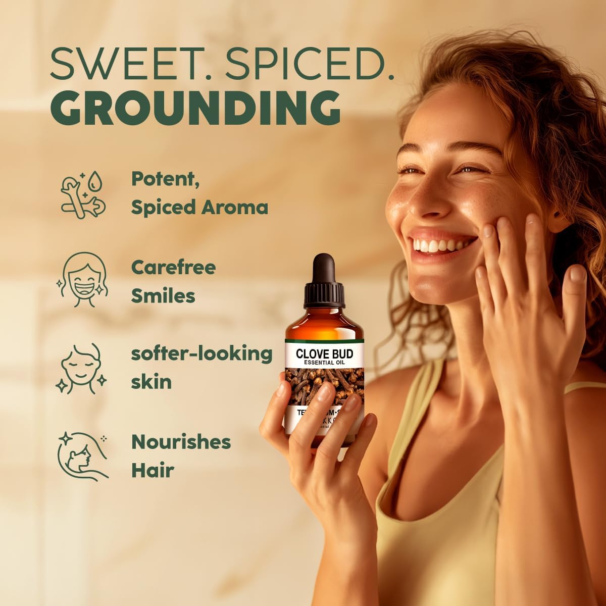 Kukka Clove Oil for Teeth and Gums - 4 Fl Oz - Clove Essential Oil - Sourced from Flower Buds