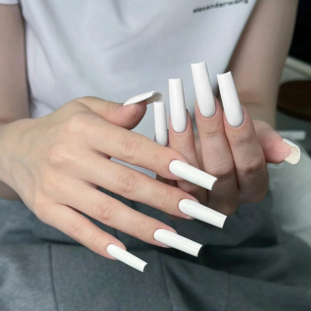 Major Dijit Quick Dry Nail Polish Ghost White Summer Nail Lacquer for Nail Art Regular Nail Polish