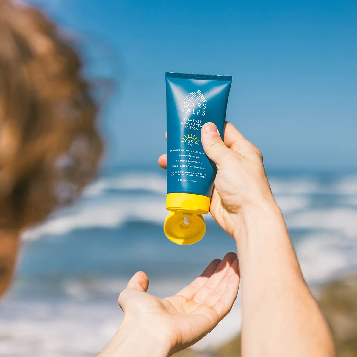 Oars + Alps Sunscreen Body Lotion for Everday Use, SPF 35 Body & Face Sunscreen Lotion, Infused