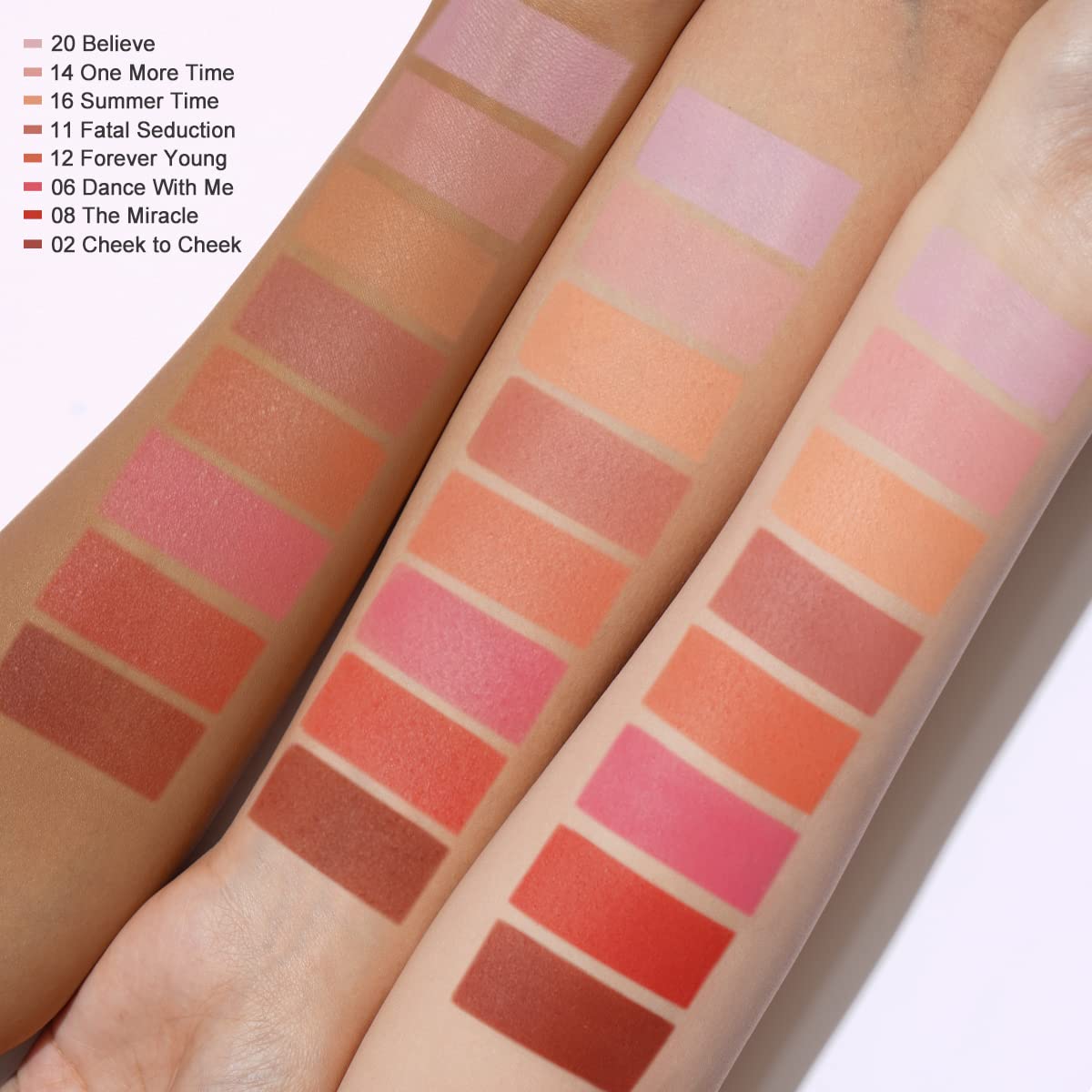Oulac Peach Blush Makeup Fair Skin| Pigmented Powery Blush Korean Style| Natural Radiant Look|