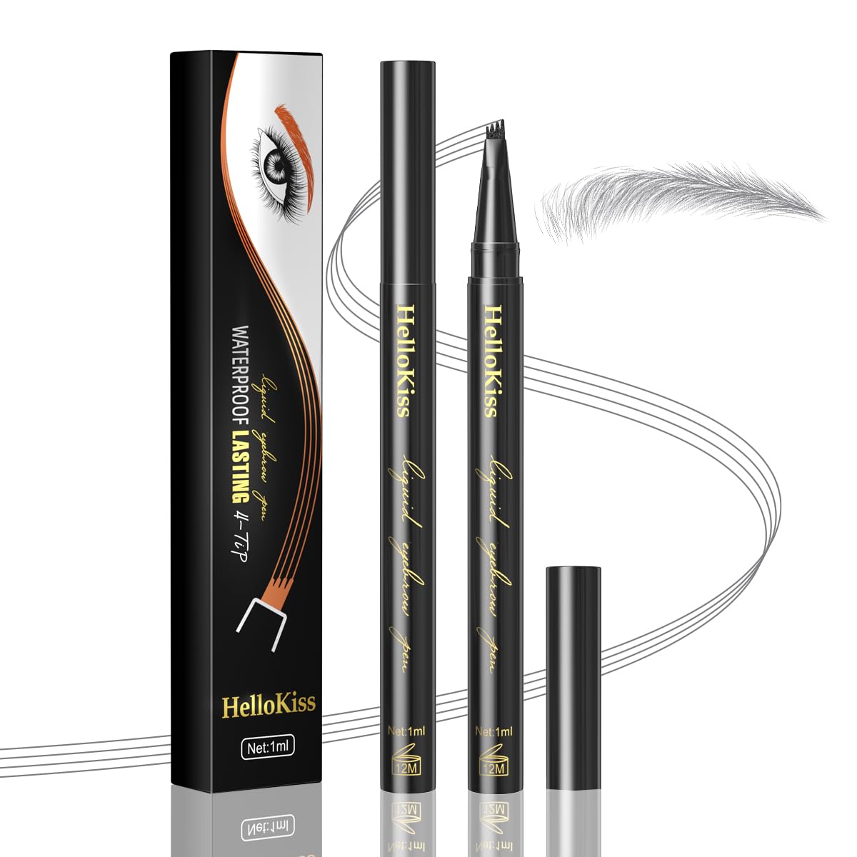 Microblading Eyebrow Pencils For Women,Eyebrow Pen,Brow Pencil,Long Lasting Waterproof And