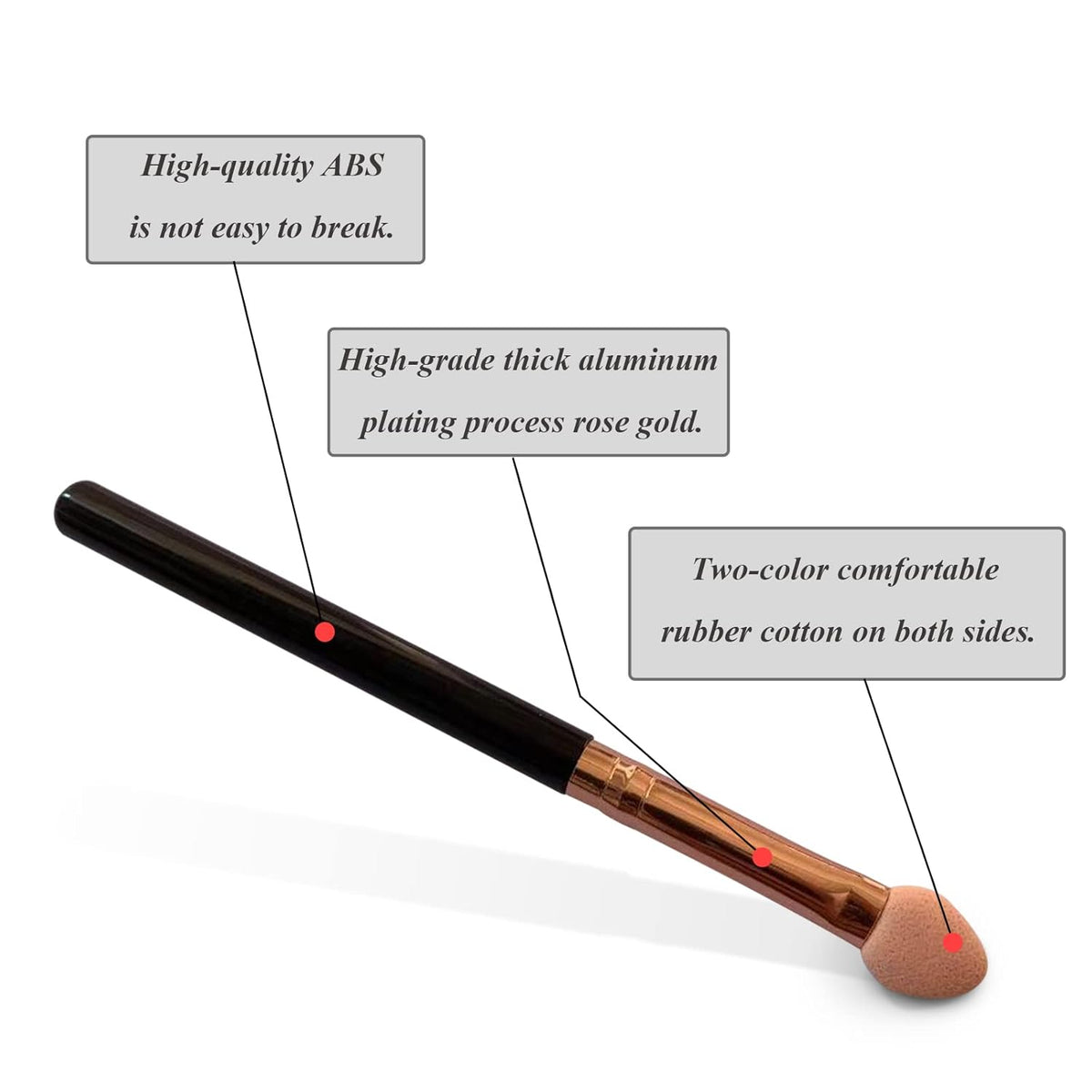 Makeup Brushes Set for Women Professional,UorPoto 10Pcs Sponge Eyeshadow Brush Sets Applicator