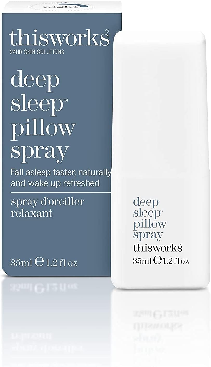 THISWORKS Deep Sleep Pillow Spray – Fast-Acting Natural Formula with Lavender for Relaxation and
