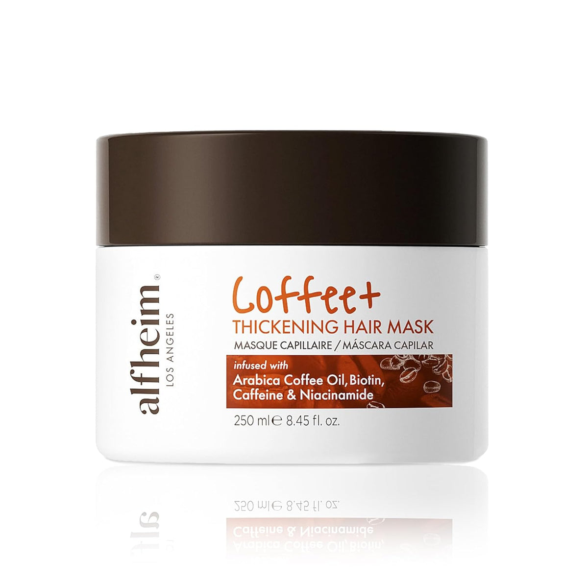 Alfheim Coffee+ Thickening Hair Mask | Biotin & Caffeine for Fine & Thinning Hair | Deep