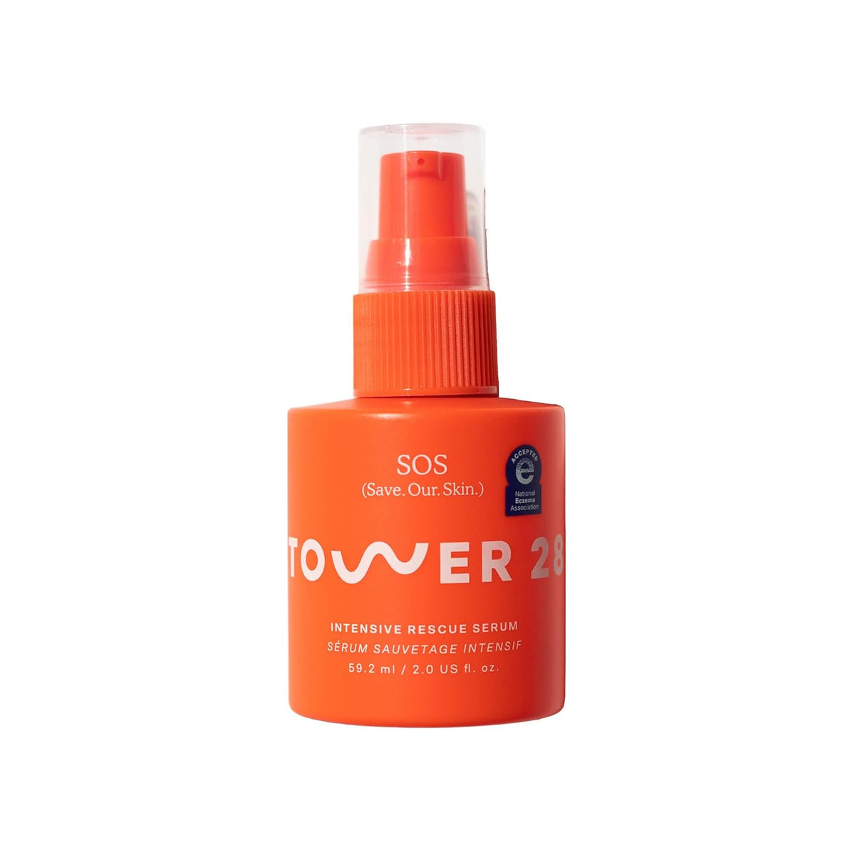 Tower 28 SOS Intensive Rescue Serum for Sensitive Skin, Hypochlorous Acid Skin Care, Helps Reduce
