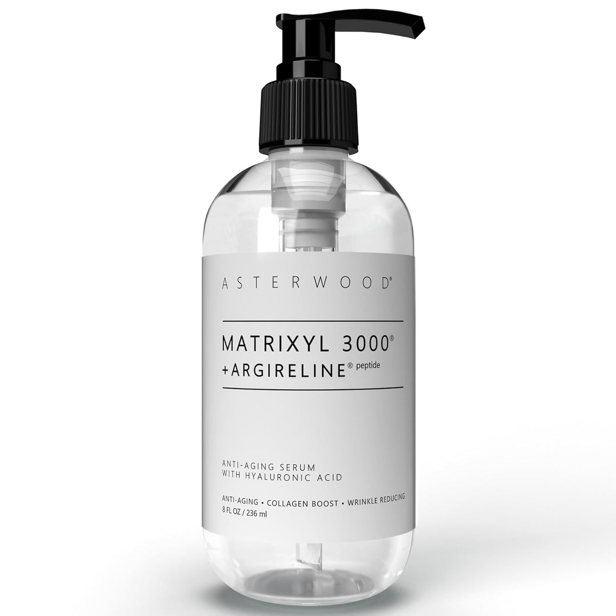 Asterwood Matrixyl 3000 + Argireline Serum for Face - Multi Peptide Serum with Hyaluronic Acid