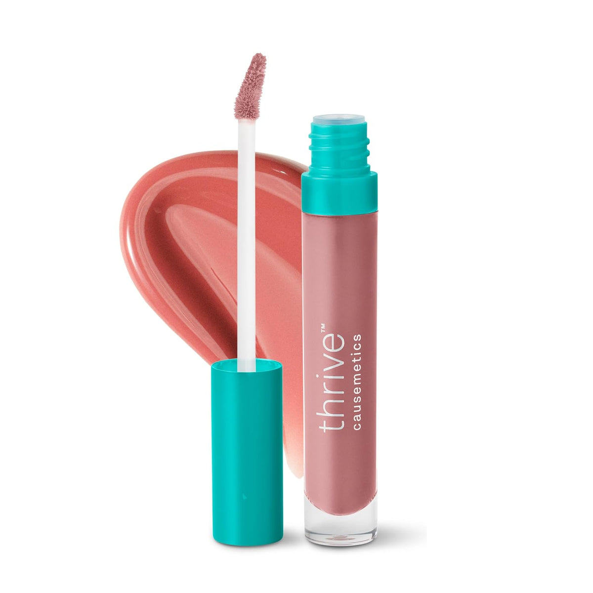 Thrive Causemetics Sheer Strength Lip Plumping Peptide Gloss, Lip Plumper with Vitamin E, Peptides