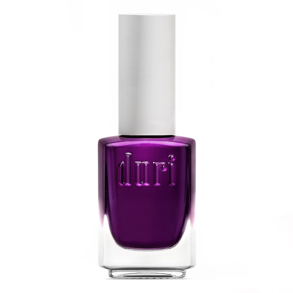 duri Nail Polish, 347 Amethyst, Violet Shimmer, Full Coverage, Glossy Metallic Finish, Quick