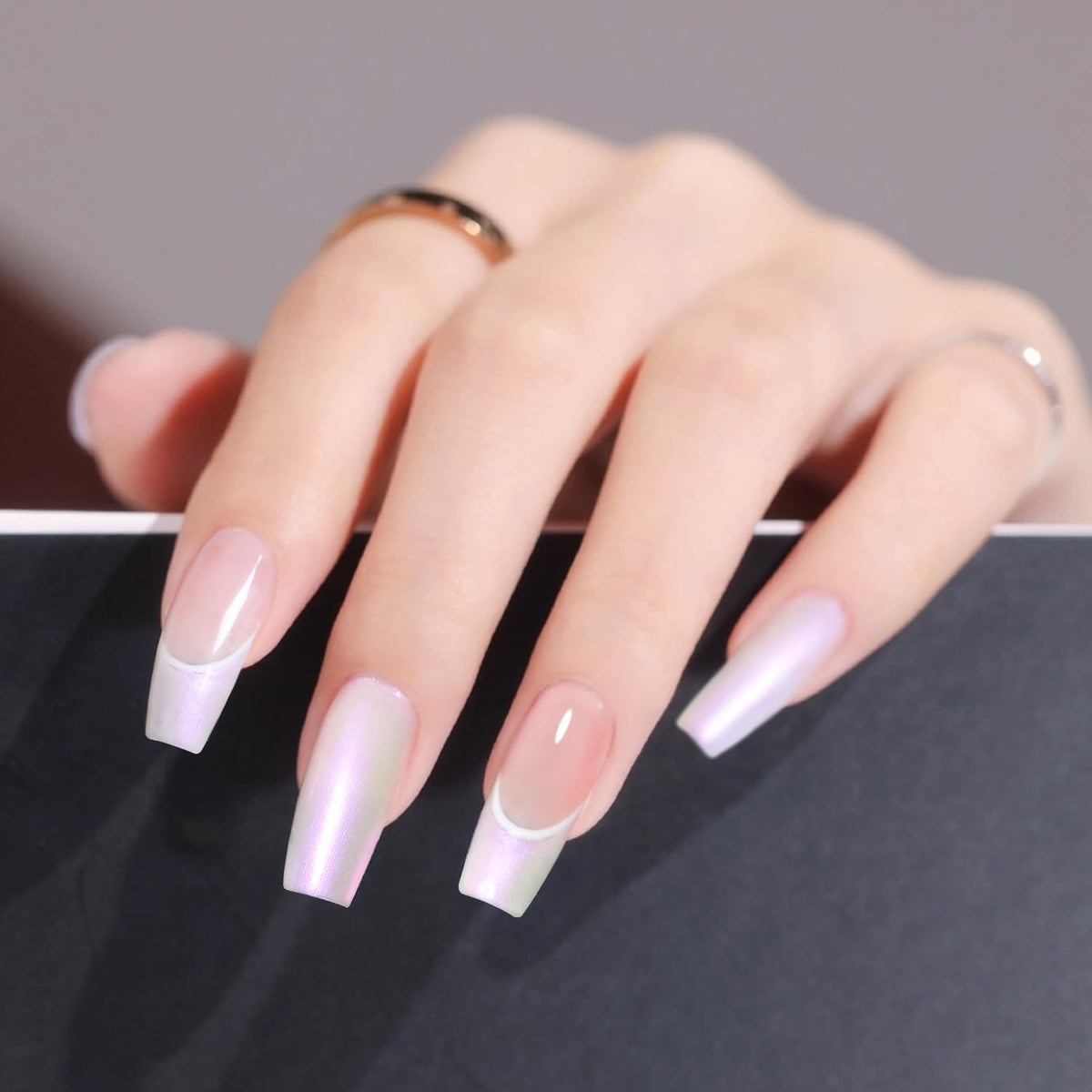 Major Dijit Quick Dry Nail Polish Pearl White Pink Summer Nail Lacquer for Nail Art Regular Nail