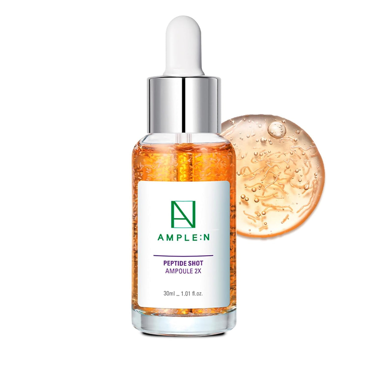 AMPLE:N Peptide Shot 2X Ampoule – Intensive Age Defying Concentrate Face Serum with Peptide Threads