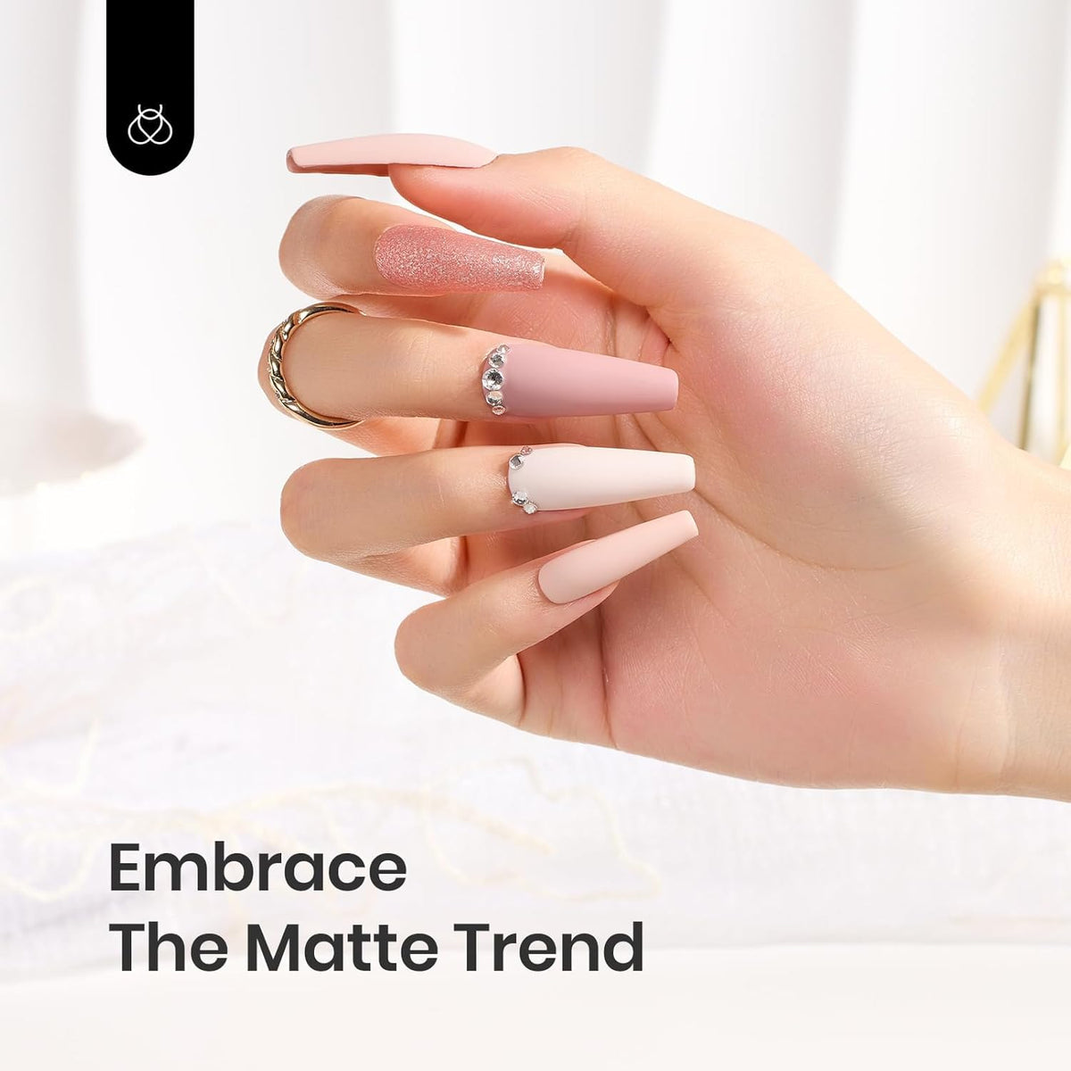 Beetles Matte Top Coat 2 Pcs 15ml No Wipe Gel Glossy Nail Polish Shine Effect Long Lasting Soak Off