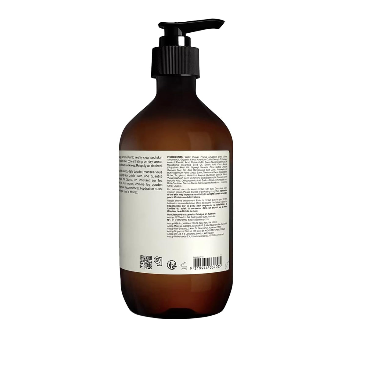 Aesop Rind Concentrate Body Balm | Soften & Smooth Skin | Uplifting Citrus Aroma, Nourishing Nut