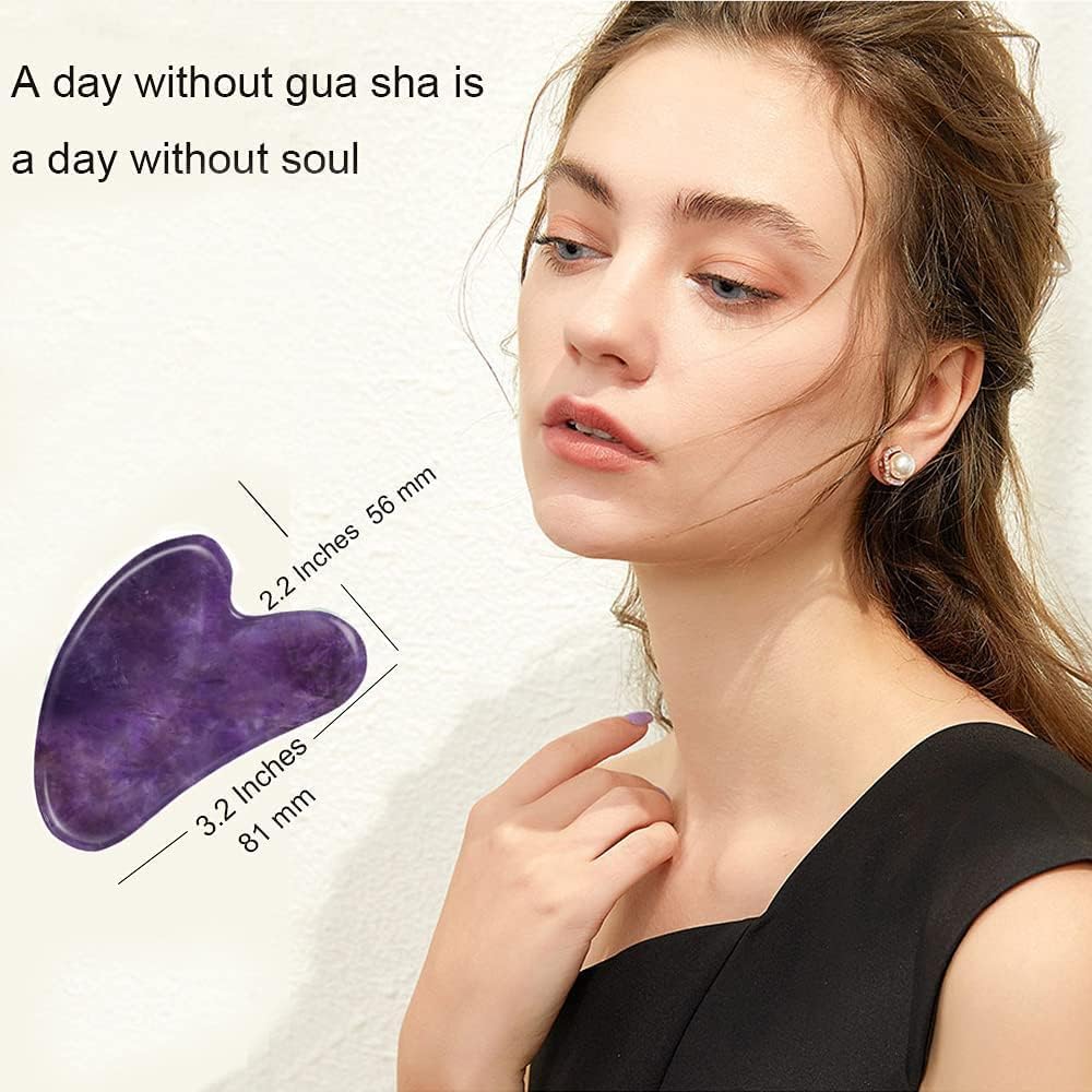 Ditind Gua Sha, Gua Sha Facial Tools, Guasha Tool for Face Tighten Skin, Gua Sha Massage Beauty