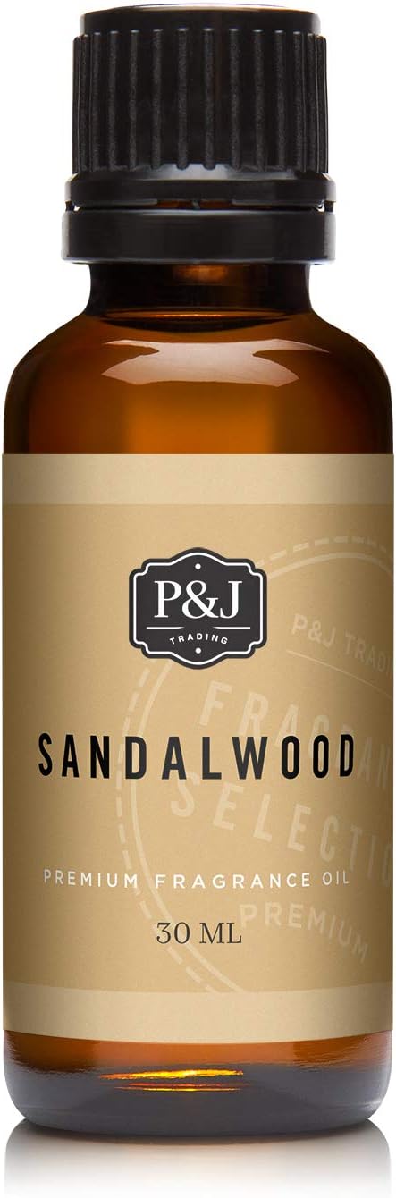 P&J Trading Fragrance Oil | Sandalwood Oil 30ml - Candle Scents for Candle Making, Freshie Scents