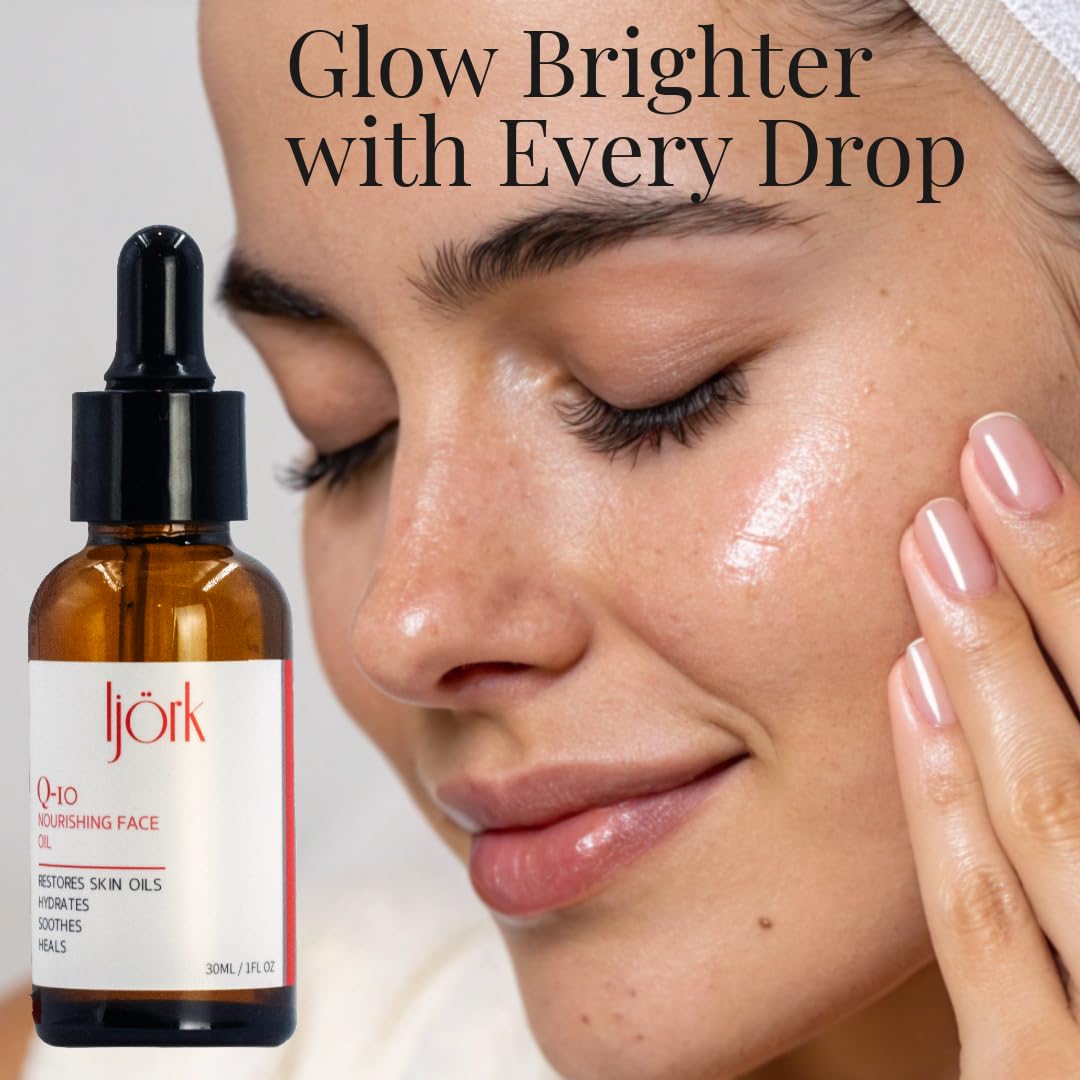 Q-10 Nourishing Face Oil | Potent Rejuvenating Oil Empowered With Vitamin A+C+E | Enhances the