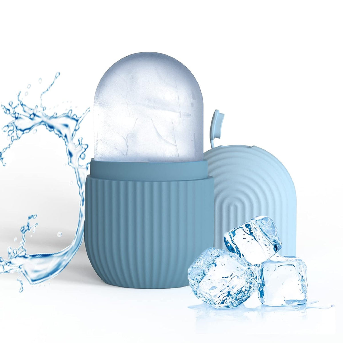 Ice Face Roller, Reusable Silicone Mold Face Massage Eye Facial Beauty Skin Care Tools Apply Ice