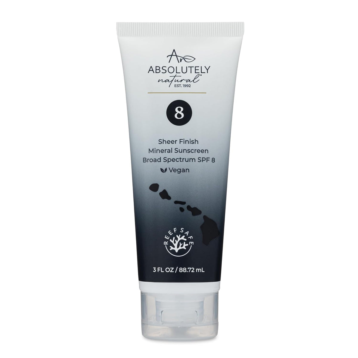 SPF 8 Mineral Sunscreen - Water Resistant Moisturzing Lotion for Body & Face - Non-Nano Zinc Oxide