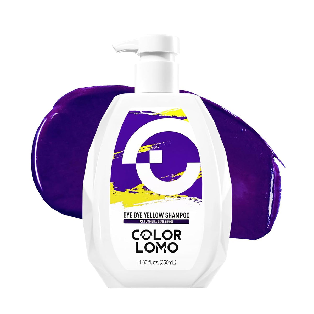 Bye Bye Yellow Purple Shampoo, Neutralizes Brass & Yellow Tones, Sulfate Free, For Color Treated