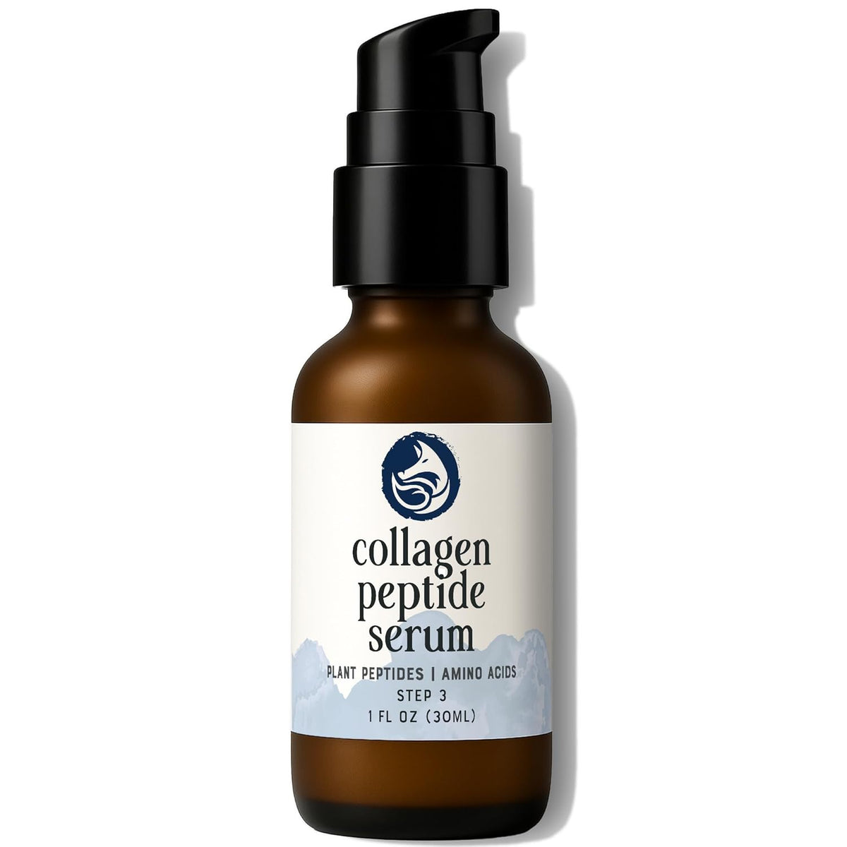 Peptide Collagen Serum 1 fl oz – Anti-Aging Face Serum Reduces Wrinkles, Firms & Improves