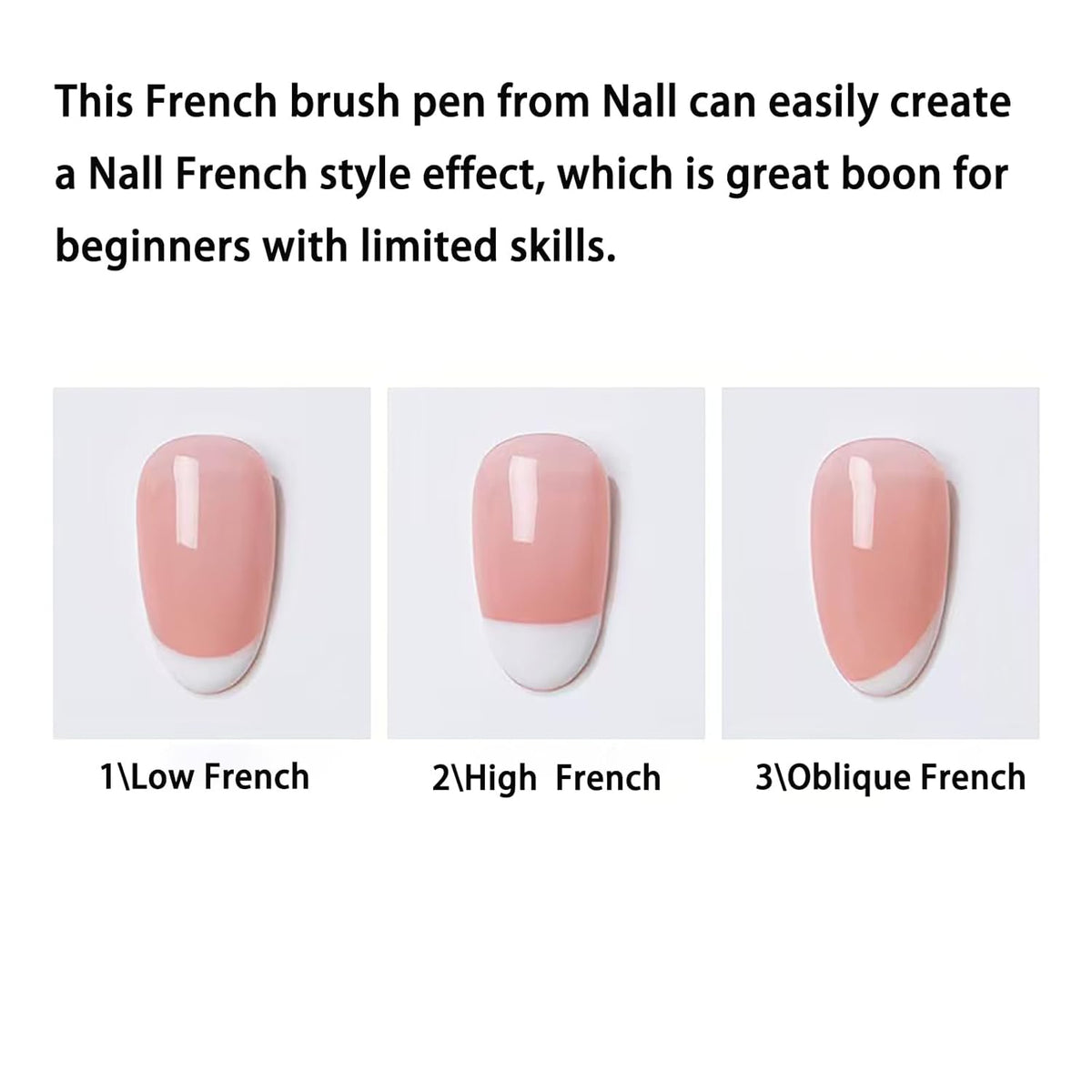 Nail Brush and French Tip Brush, Watercolor Paint Brushes for Oil Painting, Acrylic Paint Brushes（1