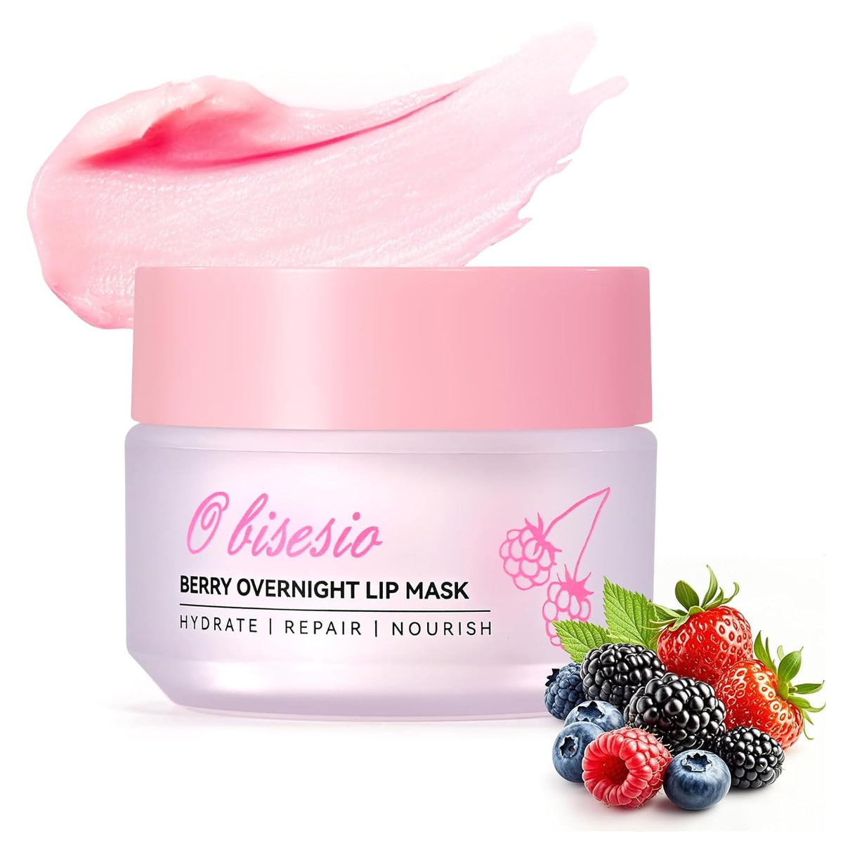 Lip Sleeping Mask,Moisturizing Lip Balm Containing Squalane and Jojoba Oil,Lip Care Cream That