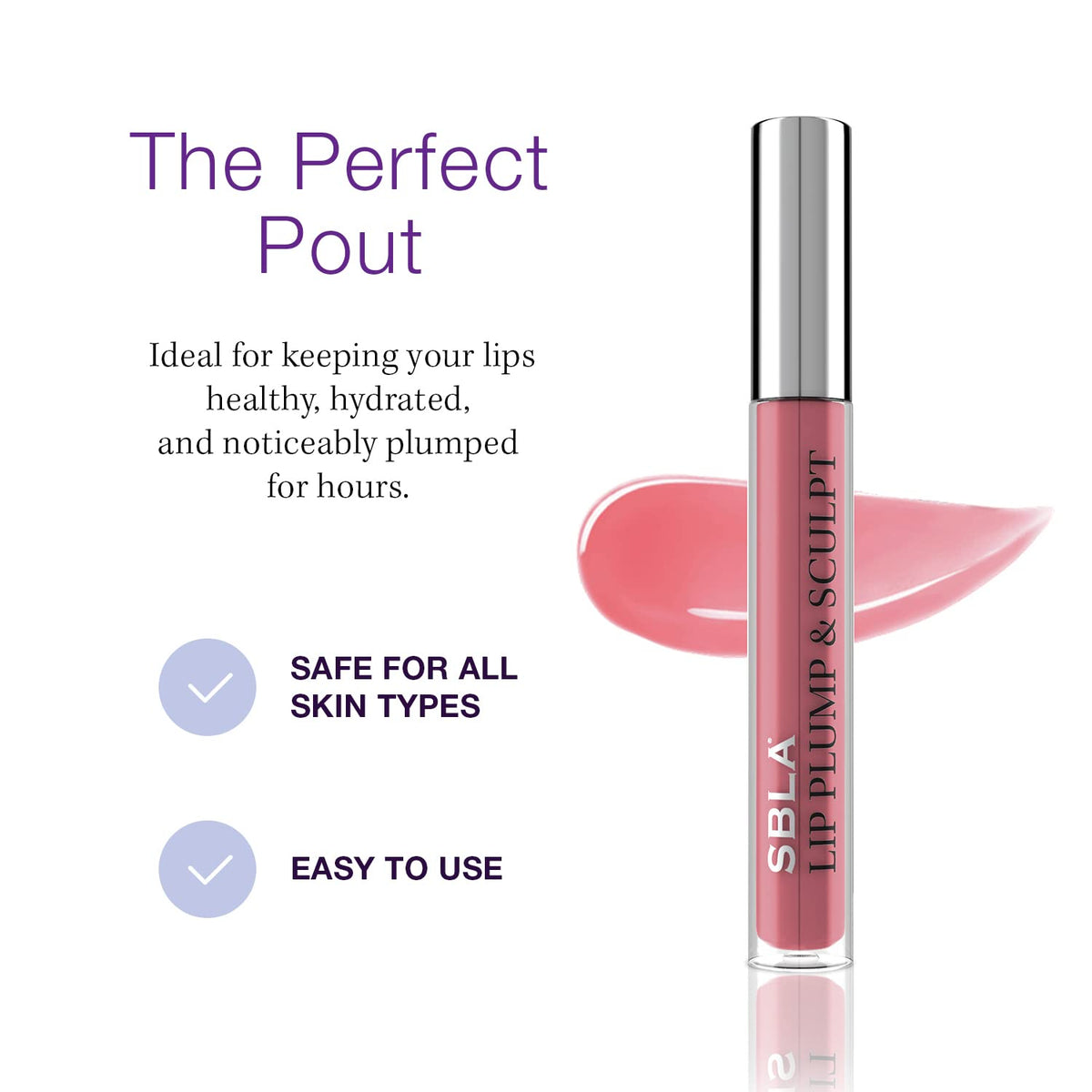SBLA Beauty - Double The Plump - Lip Plump & Sculpt 11 Fl Oz / 325ml - Lip Plumper - Fuller &