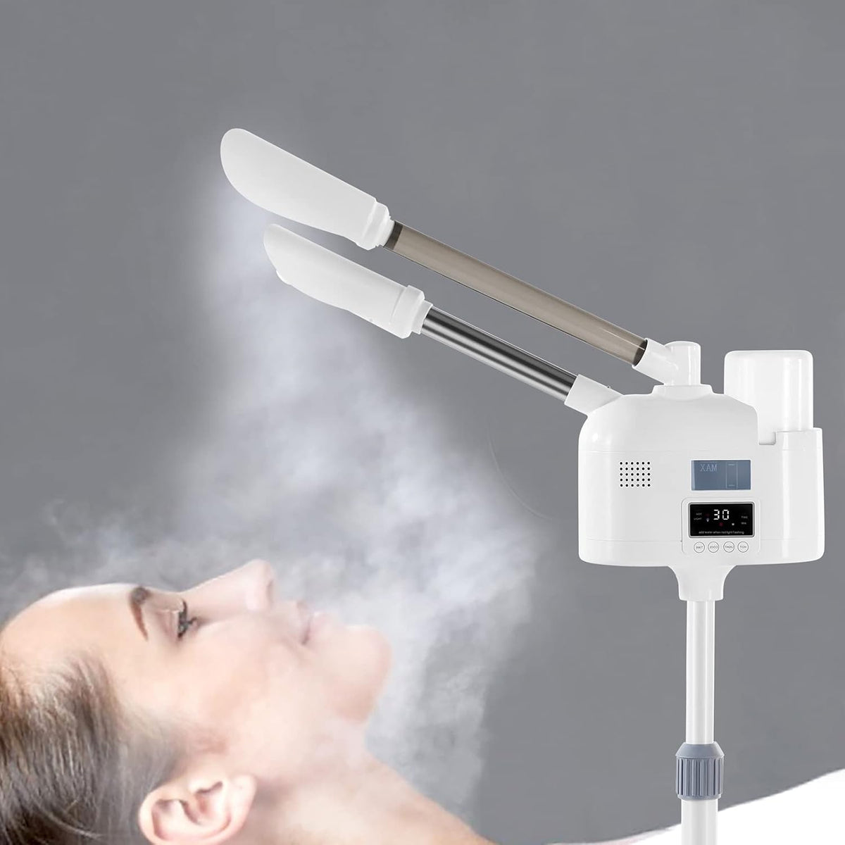 Professional 2 in 1 Facial Steamer Upgrade Esthetician Steamer with hot & Cold Nozzle Beauty Salon