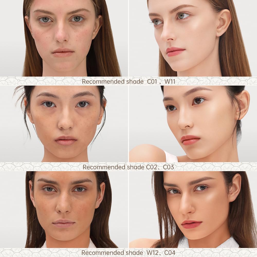 CATKIN Panda Land Full Coverage Cushion Fondation, Breathable Hydrating Nourishing Poreless Face