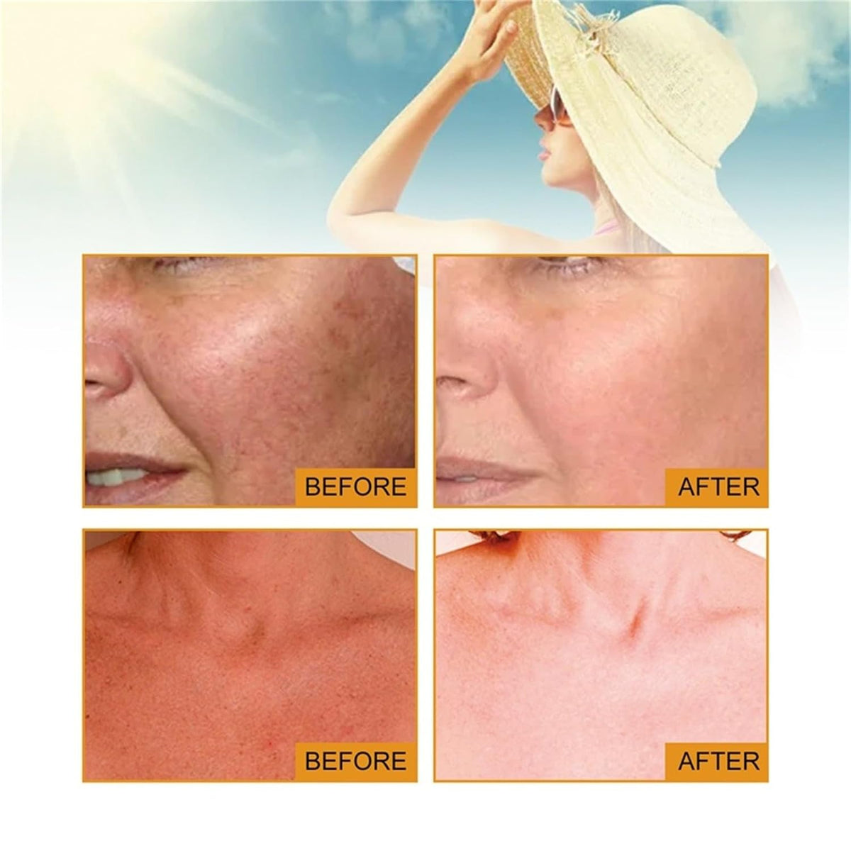 Tinted Sunscreen For Face SPF 50, Universal Protector Solar 50 Moisturizer, Hydrating Sun Essence
