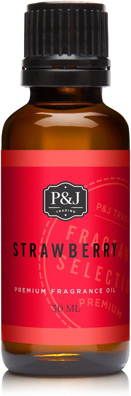 P&J Trading Fragrance Oil | Strawberry Oil 30ml - Candle Scents for Candle Making, Freshie Scents