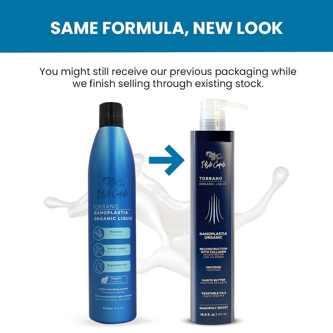 Torrano Liquid Nanoplastia Keratin Hair Treatment- Straightening in 1 Step, Formaldehyde