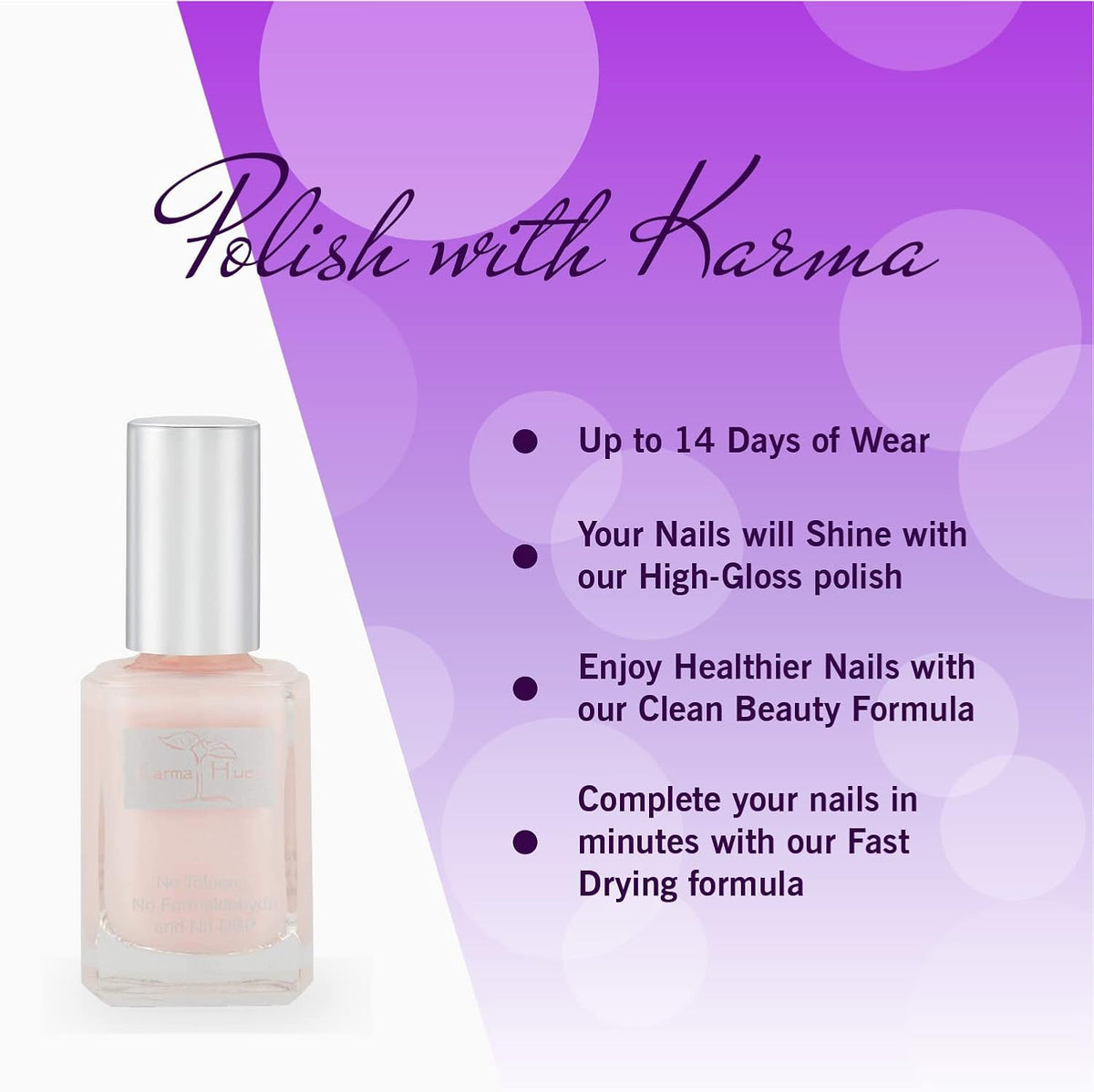 Karma Organic Natural Nail Polish-Non-Toxic Nail Art, Vegan and Cruelty-Free Nail Paint (May