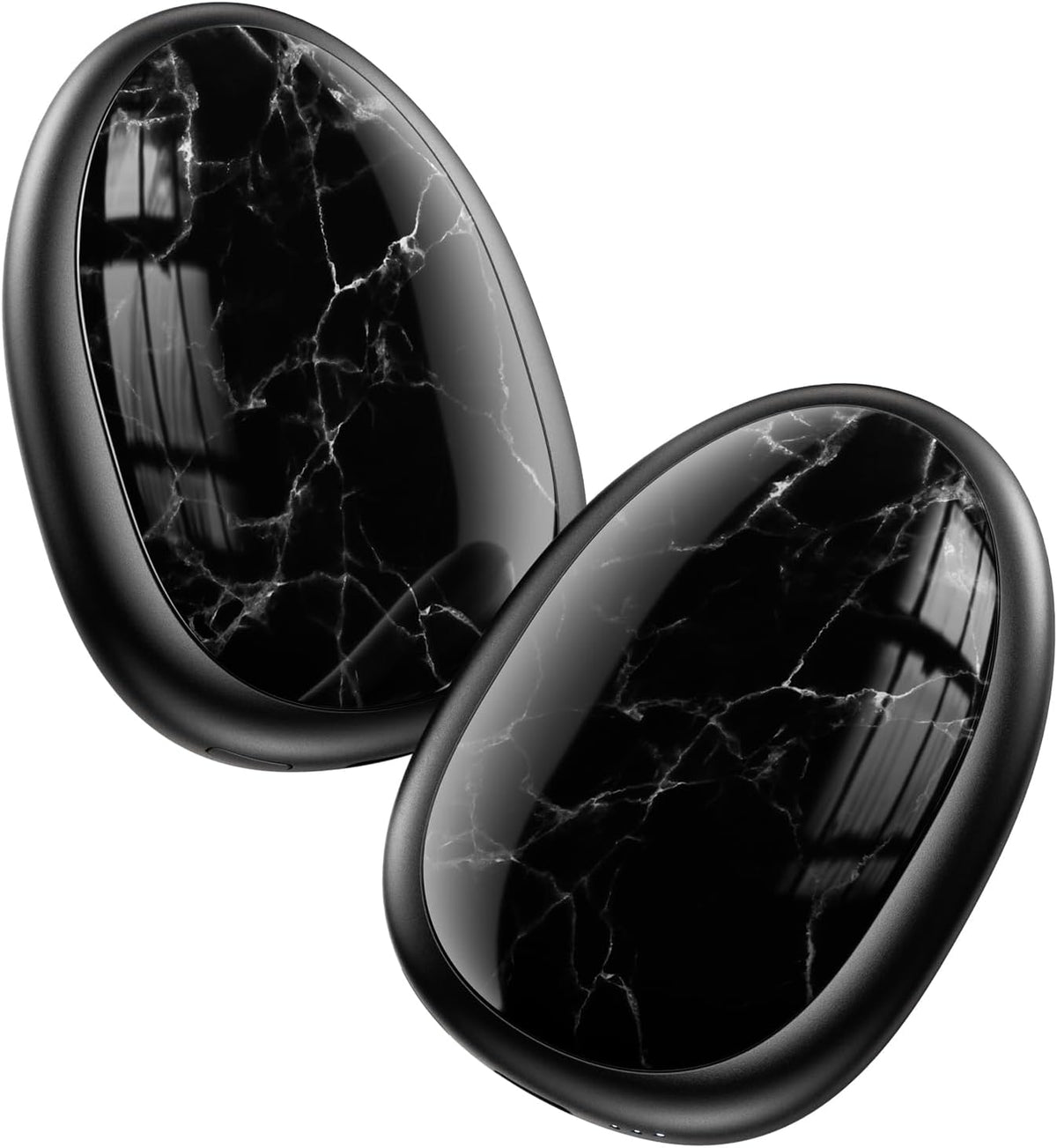 Hand Warmers Rechargeable 2 Pack, AI Temperature Control Electric Handwarmers, Stone Shape Portable