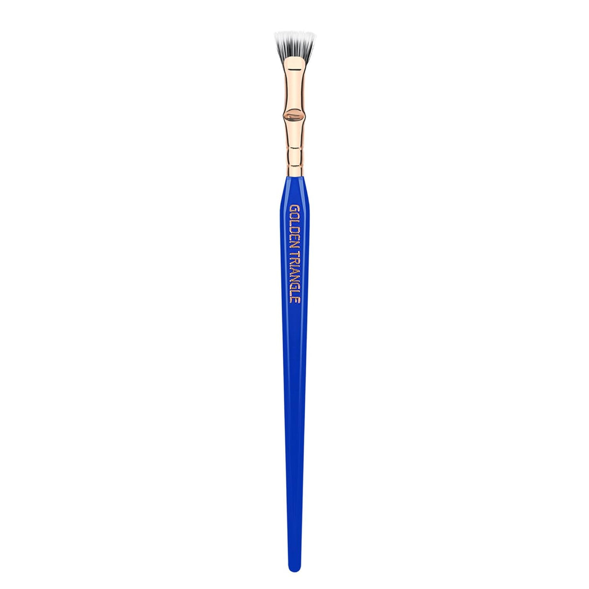Bdellium Tools Professional Makeup Brush - Golden Triangle 730 Bent Mascara Fan - With All Vegan