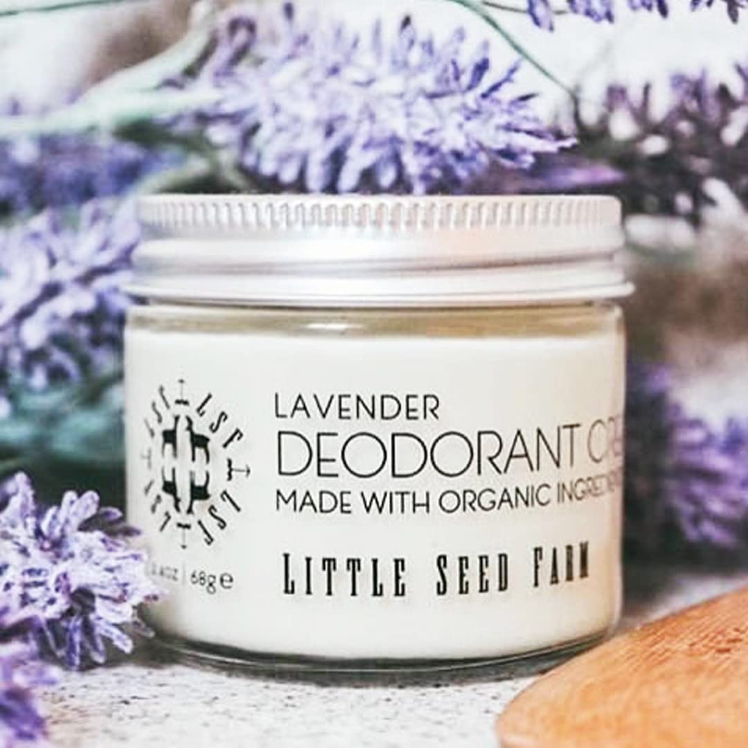 Little Seed Farm All Natural Deodorant Cream, Aluminum Free Deodorant for Women or Men, 2.4 Ounce