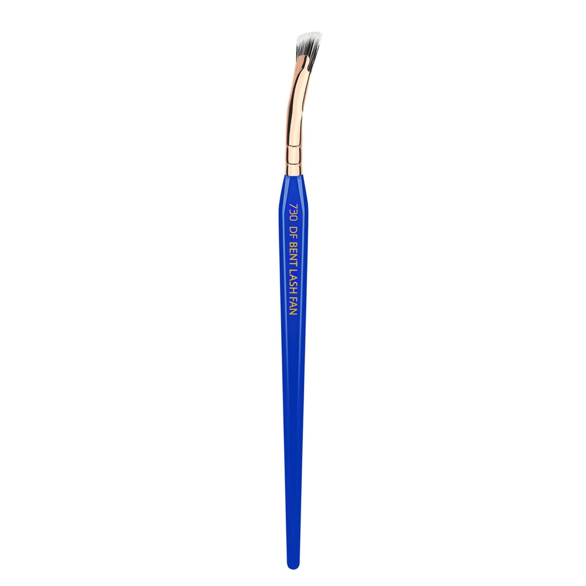 Bdellium Tools Professional Makeup Brush - Golden Triangle 730 Bent Mascara Fan - With All Vegan