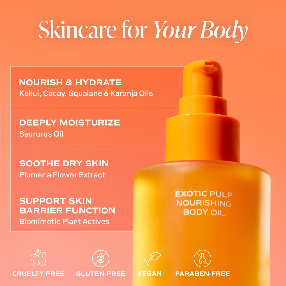 Saltair Body Oil. Luxurious Exotic Pulp After Shower and Bath Oil Moisturizer for Women. Botanical