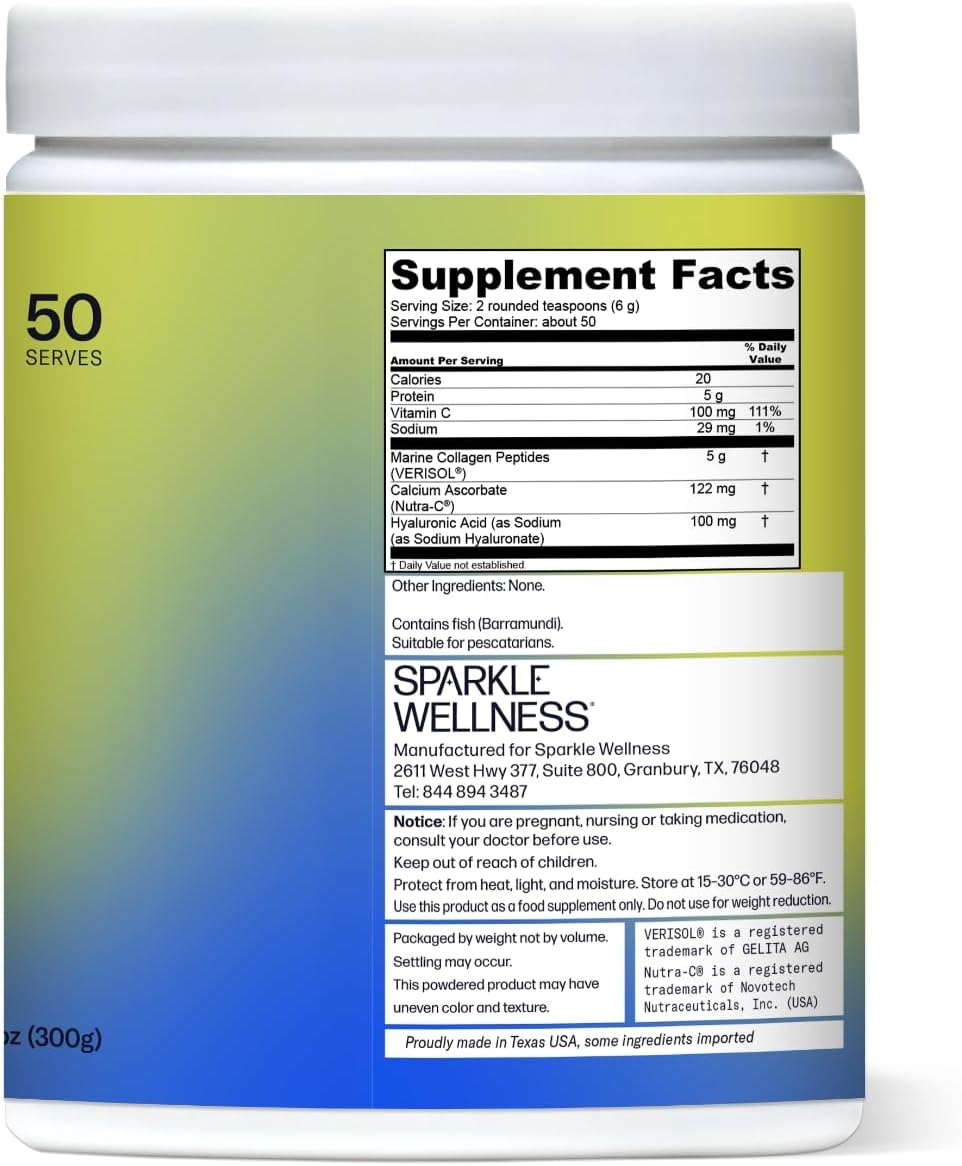 Marine Skin Boost Plus (No Flavor) [50-Serves] | Collagen Powder Supplement with Marine-derived
