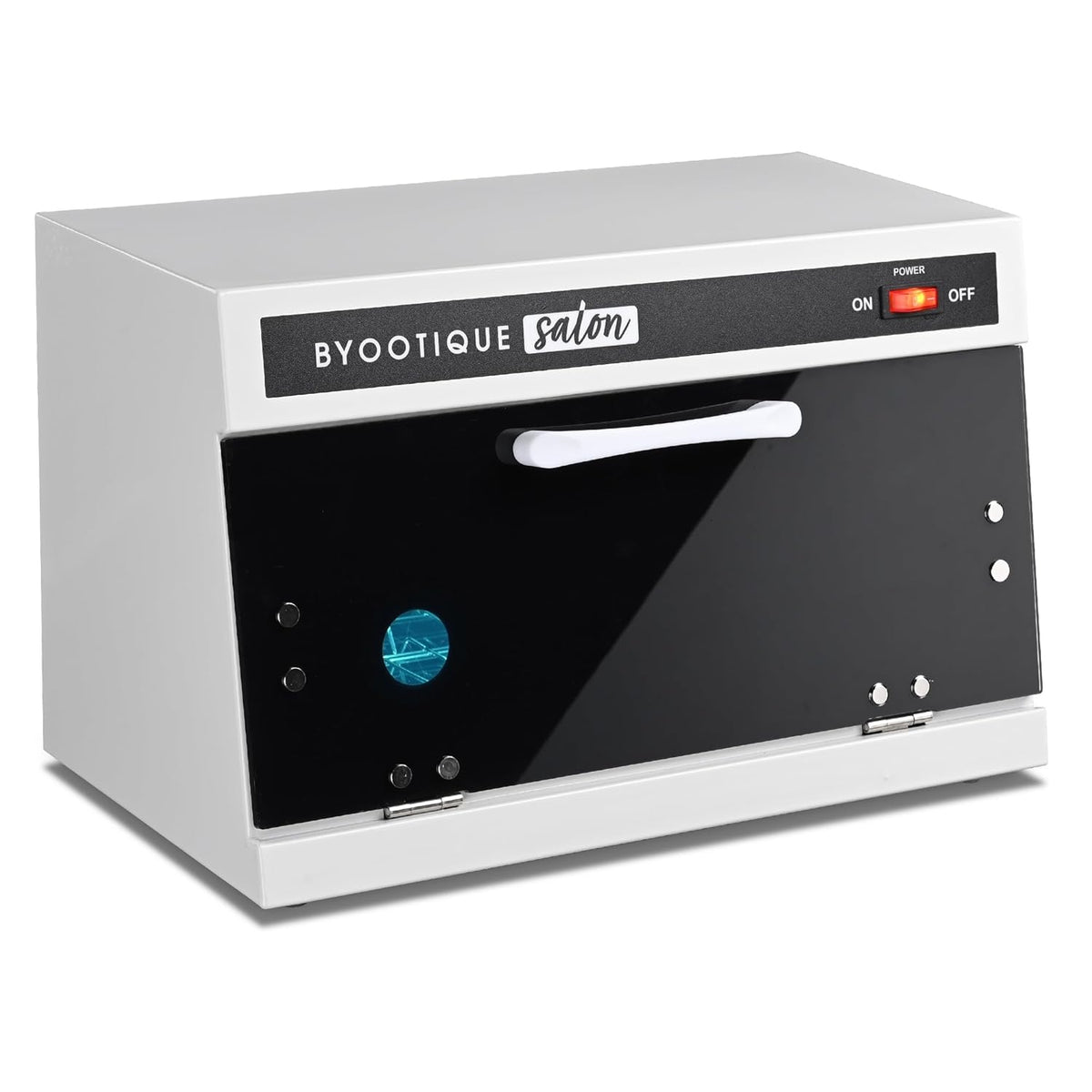 BYOOTIQUE 13L Nail Tool Cleaning Machine Cabinet 275nm Blue Light for Manicure Clippers Facial Skin