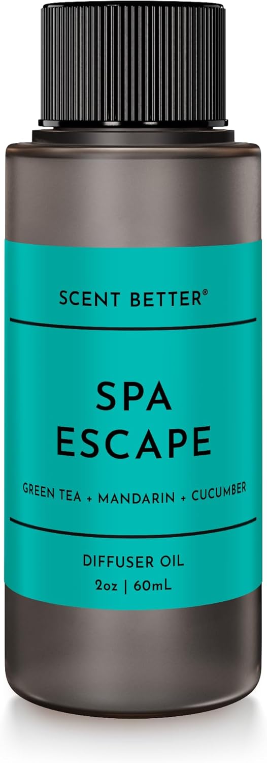 Scent Better Spa Escape Aroma Essential Oil Blend: an Aromatherapy Blend of Green Tea, Mandarin