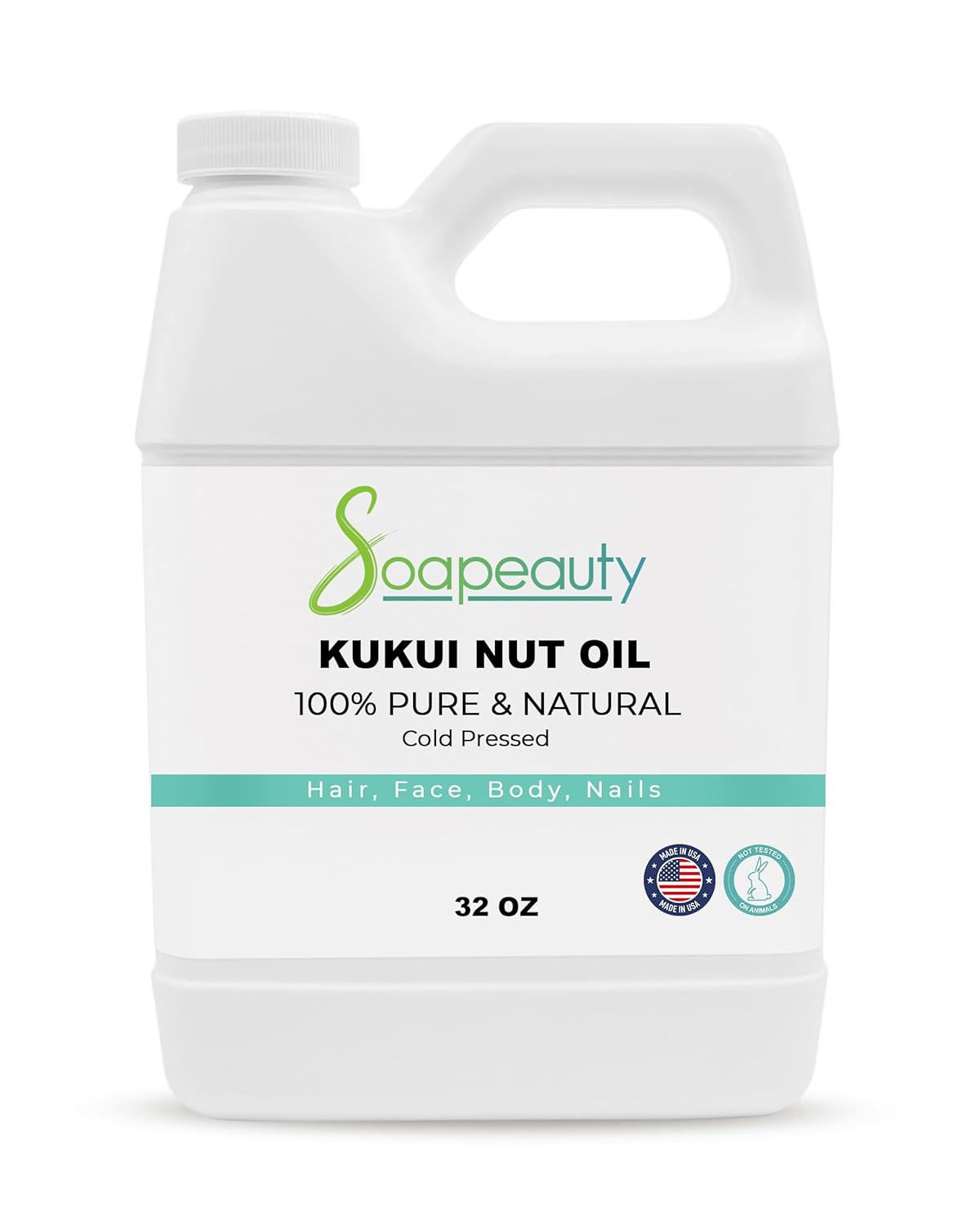 Soapeauty KUKUI NUT Oil Cold Pressed Unrefined | 100% Natural Available in Bulk | Carrier for