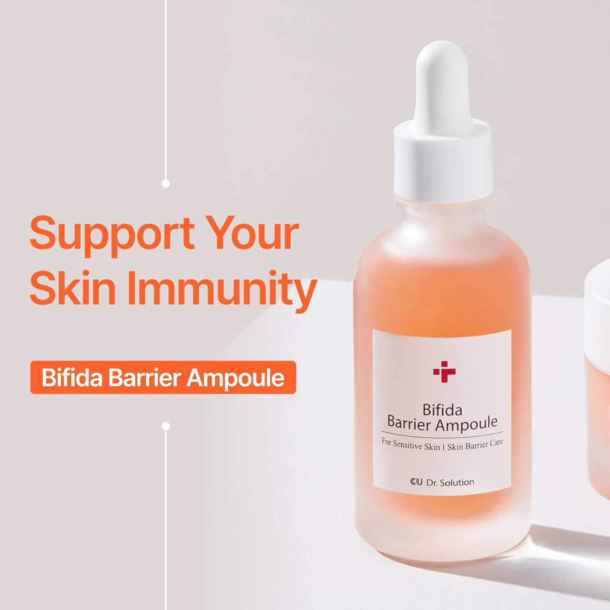 Bifida Barrier Ampoule, CUSKIN, Mild and Moisturizing Korean Skin Care Face Serum Ampoule with