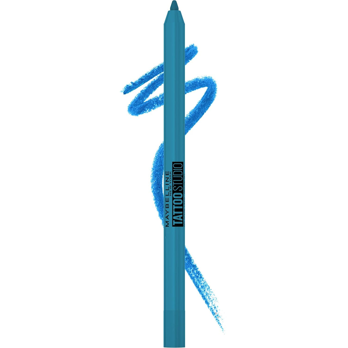 Maybelline New York Tattoo Studio Long-Lasting Sharpenable Eyeliner Pencil, Glide on Smooth Gel