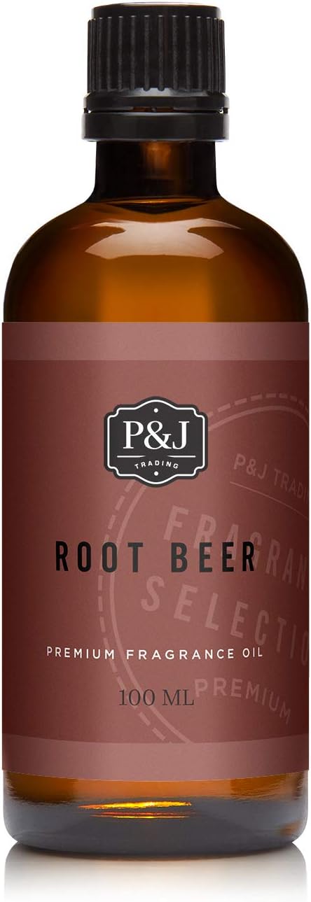 P&J Trading - Root Beer Scented Oil 100ml - Fragrance Oil for Candle Making, Soap Making, Diffuser