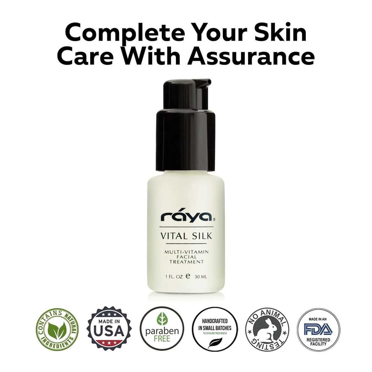 RAYA Vital Silk Serum (509) | Multi-Vitamin Facial Treatment for All Non-Sensitive Skin Beginning