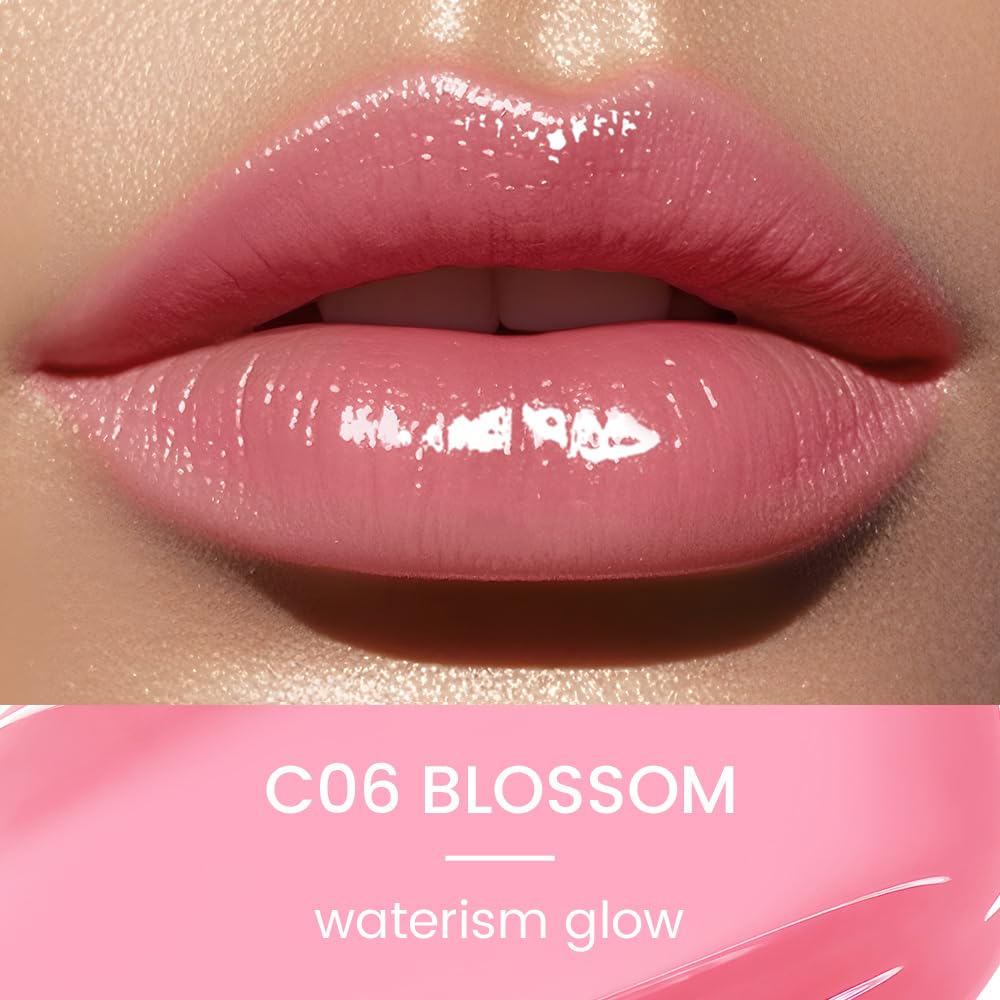 CATKIN Glossy Lip Balm Ultra Hydating Glow Lip Tinted Jelly Plump Melting Balm Shea Butter Repair