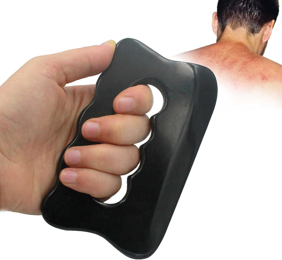 Gua Sha Massage Tool, Bian Stone Gua Sha Tool Gua Sha Stone for Soft Tissue Scraping, Used for