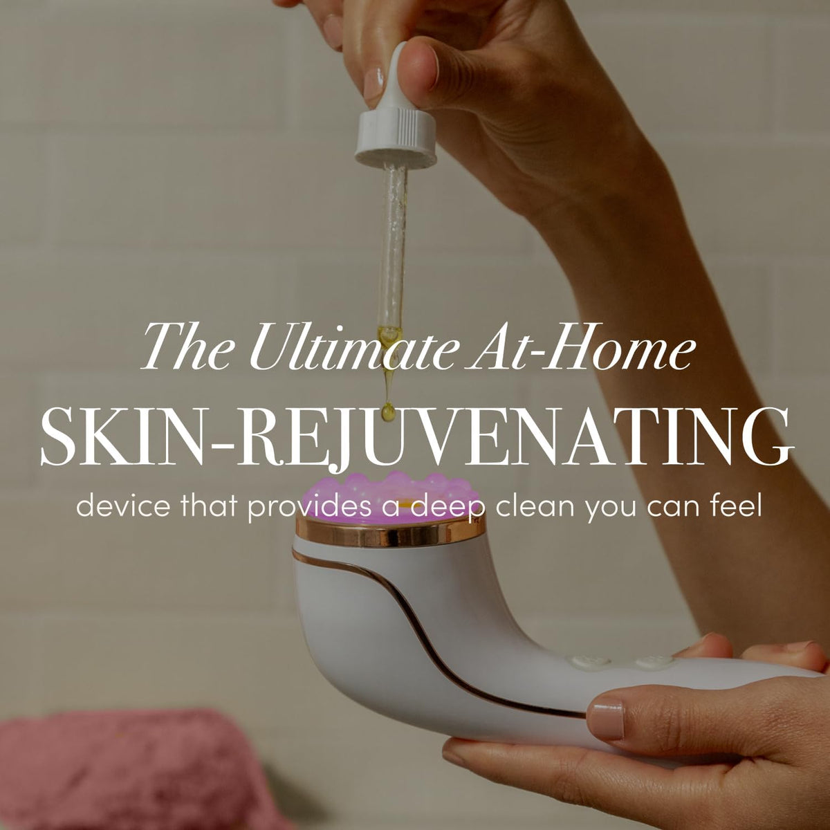 reVive Light Therapy LED Technologies | Lux Collection Soniqué Sonic | Facial Cleansing Brush | Red