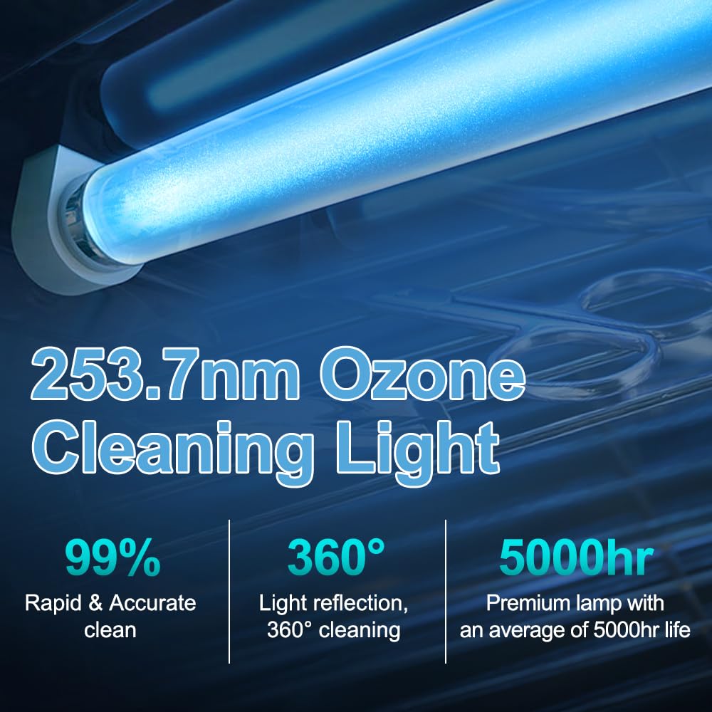 Nail Tool Cleaning Machine 12L High Capacity Cleaning Cabinet Salon Tools Cleaning Box with Touch